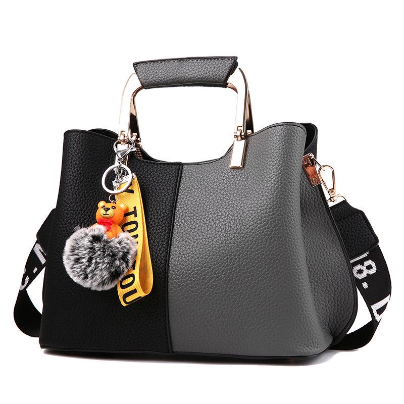 Woman bag European and American style Shoulder Handbag Trendy wild Patent leather bag Big capacity