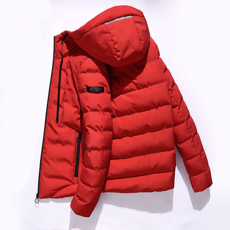 Cotton clothing Large size Down jacket  Trend Leisure Men's clothes Winter Medium and long section