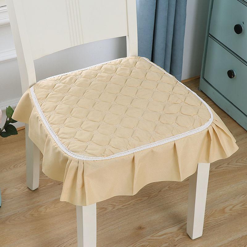 Four Seasons Universal Non-slip Chair Cushion Stool Cushion with Strap European Style Dining Table and Chair Cushion Home Decoration