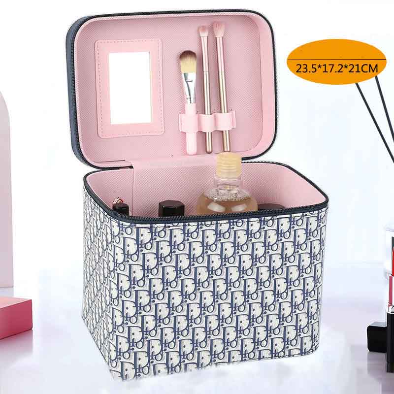 Cosmetic Bag Fashion Multifunctional Portable Cosmetic Storage Box Multi-layer Travel Storage Box