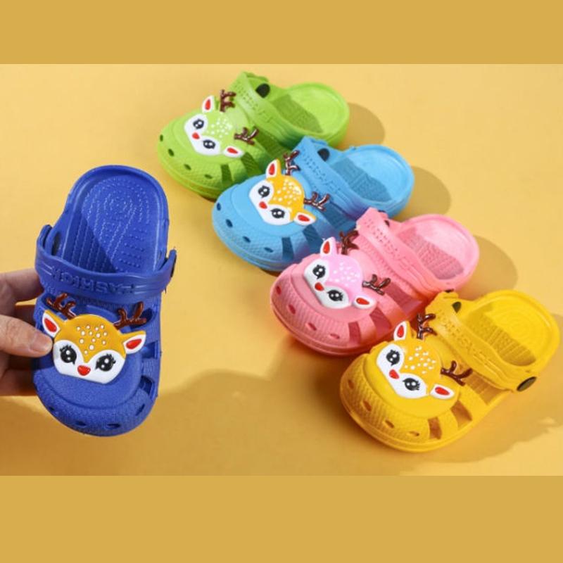 Handsome Children's Spring and Autumn Slippers for Boys and Girls In Summer Non-slip Cute 1-8 Year Old Baby Toddler Shoes Soft-soled Sandals