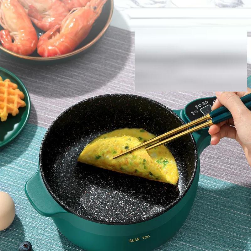 Multifunctional Electric Cooker Student Dormitory Pan Household Electric Pan Electric Frying Pan Non-stick Pan Smart