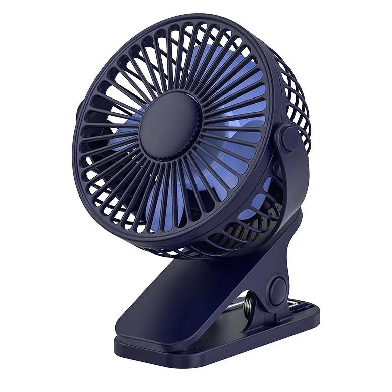 USB Mini Electric Fan Student Dormitory Clip Fan Charging Portable Desktop Fan Solid Color Bed Mute Small Fan