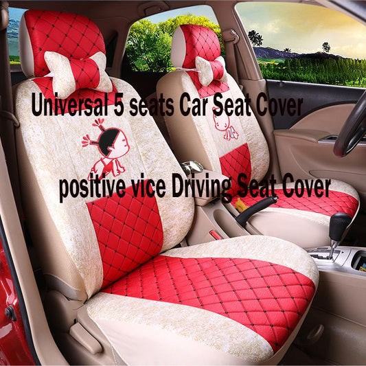 Auto Seat Cushion 5 seats Universal car seat cover Waterproof 2 pcs set Car Seat Cover Universal