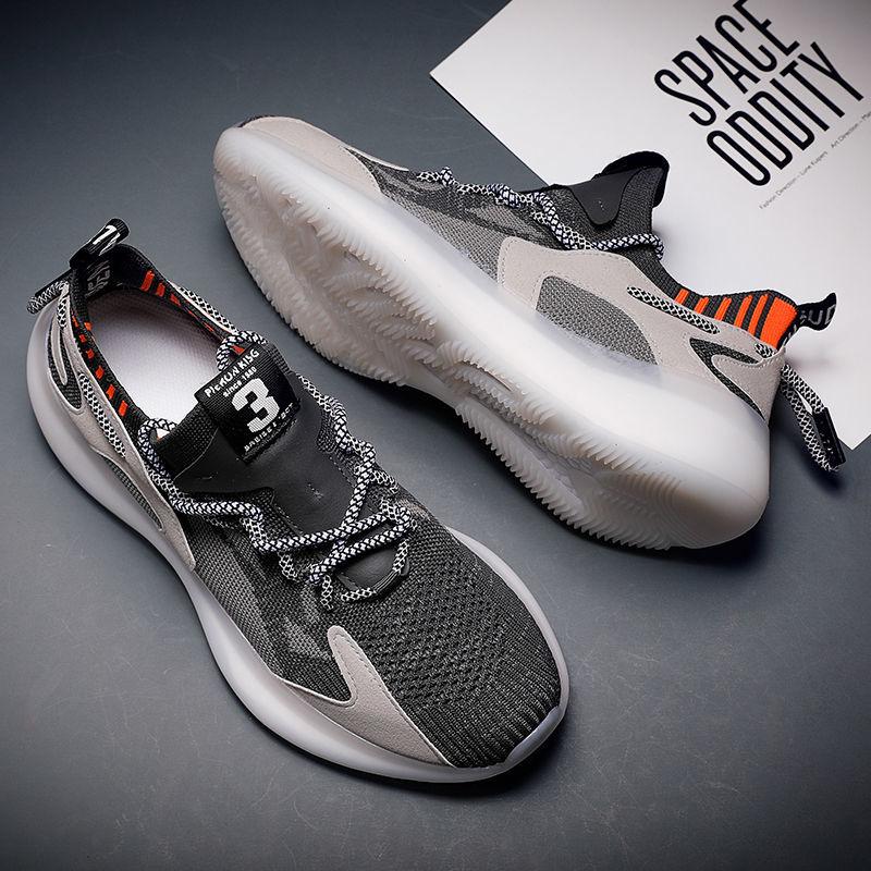 2021 Sports Shoes Men's Breathable Lightweight Korean Style Trendy Sneakers All-match Casual