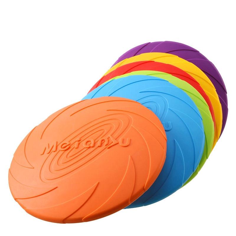 Fashionable Pet Dog Frisbee Pet Toy Frisbee Dog Silicone Resistant Frisbee Floating Training Throwing Toy