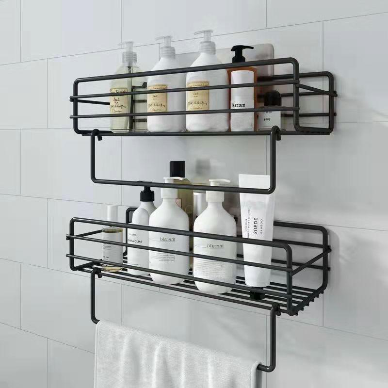 Bathroom Towel Storage Rack Wall Hanging Tripod Vanity Toilet Rack Kitchen Storage Rack Household Multi-layer Rack Wash Storage Rack