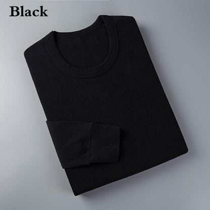 Men Winter Autumn Thicken Thermal Underwear Tight Tops High Elasticity Wearable Comfortable Versatile Pajamas Spring Long Sleeve Clothes Breathable