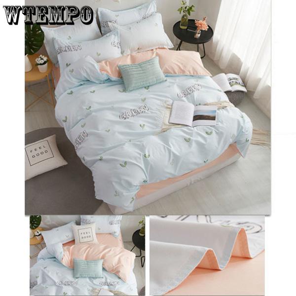 Bedding Set Printed Bed Linen Sheet Plaid Duvet Cover 240x220 Single Double Queen King Quilt Covers Sets Bedclothes