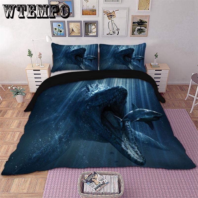 3D  Dragon Bed Linen Bedding Sets Comforter Bed Cover Galaxy Duvet Cover Set Bedding