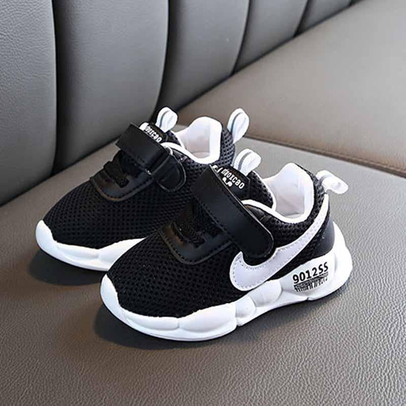 21-30 Child Low-top Mesh Sneakers Parents Kids Breathable Basketball Shoes Lightweight Running Shoes Wear-resistant Deodorant Girl Shoes