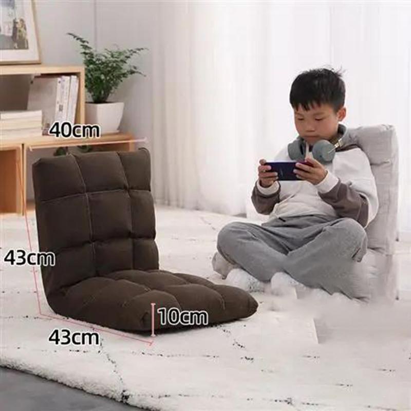 Children's Upholstered Sofa Living Room Backrest Floor Sofa Pure Color Mini Upholstered Sofa Play Cushion Sofa