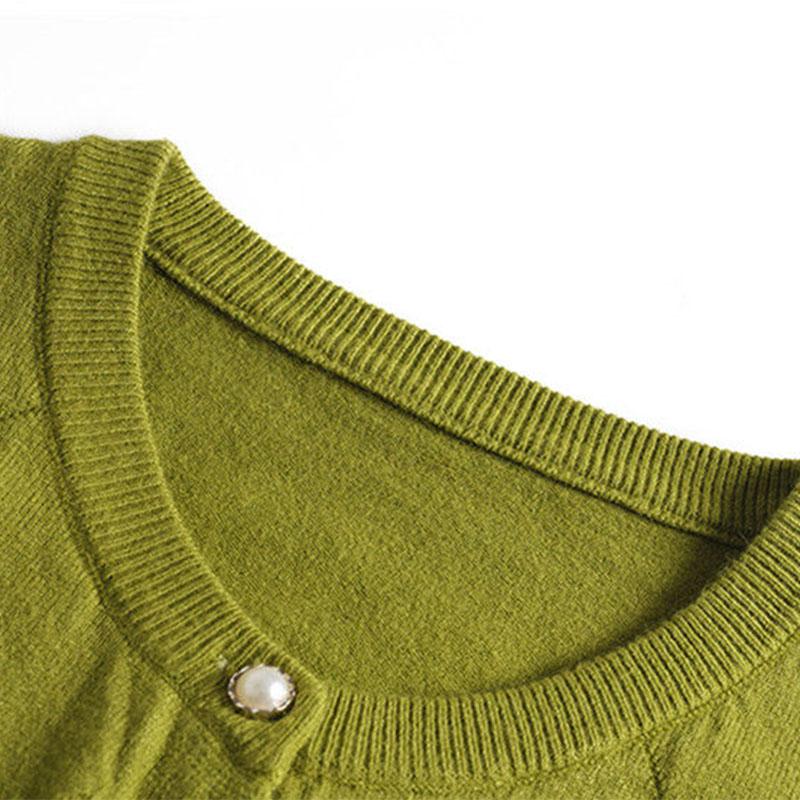 Spring Autumn Women's Clothing Loose and Thick Outer Jacket Outer Wear Sweater Cardigan Women's Knit Sweater Sweater Cardigan Jacket Loose Thin Top