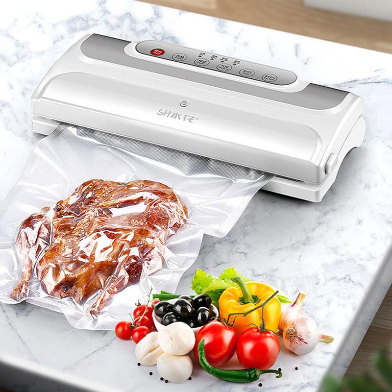 20Pcs Vacuum  Bags for Free Best Food Vacuum Sealer 220V/110V Automatic Commercial Household Food Vacuum Sealer Packaging Machine