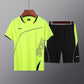 Summer New Sports Suits Casual Running Fitness Clothes Short-sleeved Shorts Men's Sportswear Training Clothes Quick-drying