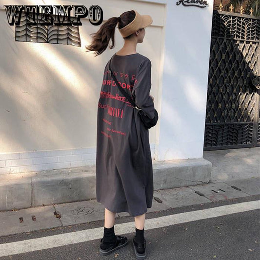 2019new Summer Pure Cotton Loose Comfortable Casual T-shirt Dress Maternity Dress