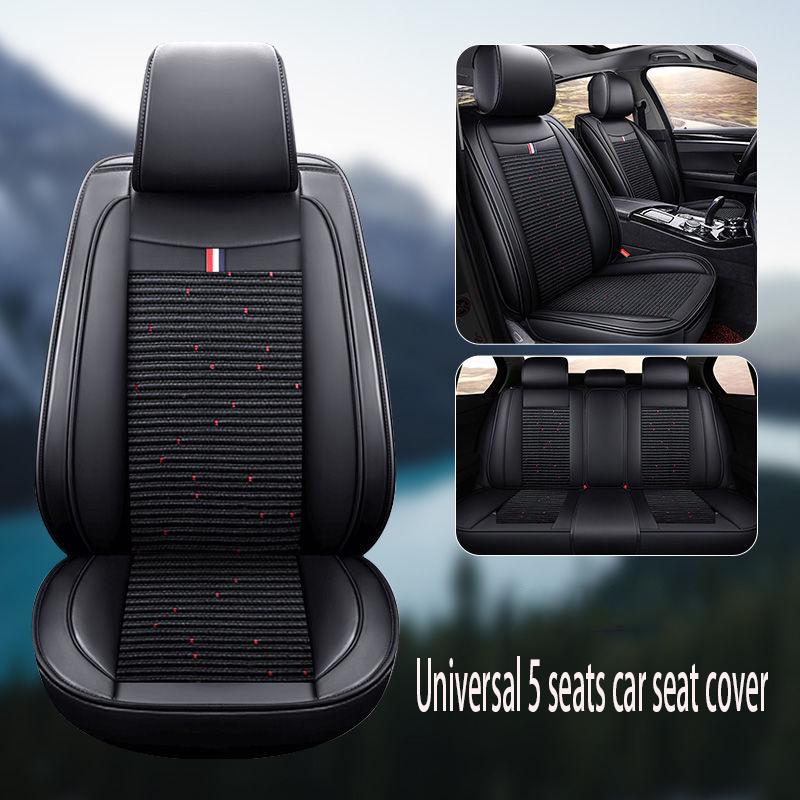 Car Seat Cover Universal 5 set Auto Seat Cushion Leather 5 seats Universal Car seat cover Waterproof