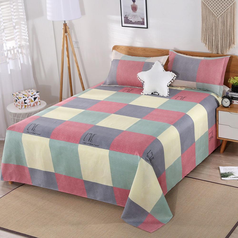 Twill Skin-friendly One-piece Bed Four Seasons Universal Student Dormitory Bed Linen Household Bedding