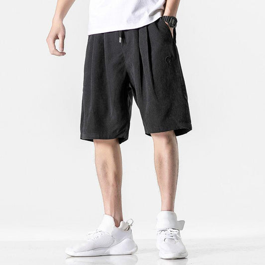 Summer Men's Shorts, Sports and Leisure, Men's Loose, Trendy Plus Size Five-point Pants