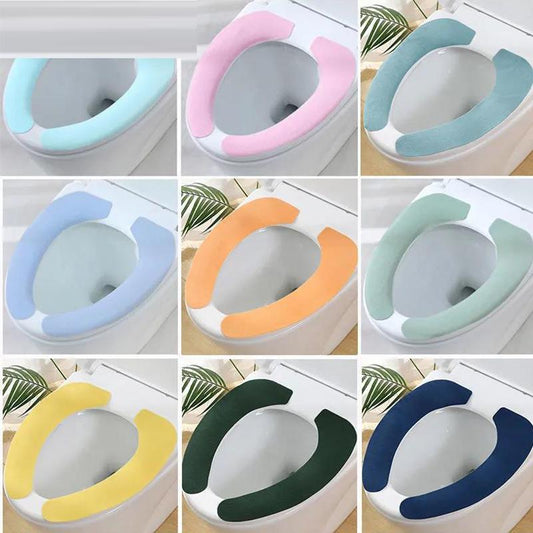 2PS Cuttable Toilet Stickers Toilet Seat Four Seasons Waterproof Household Toilet Stickers Cartoon Paste Universal