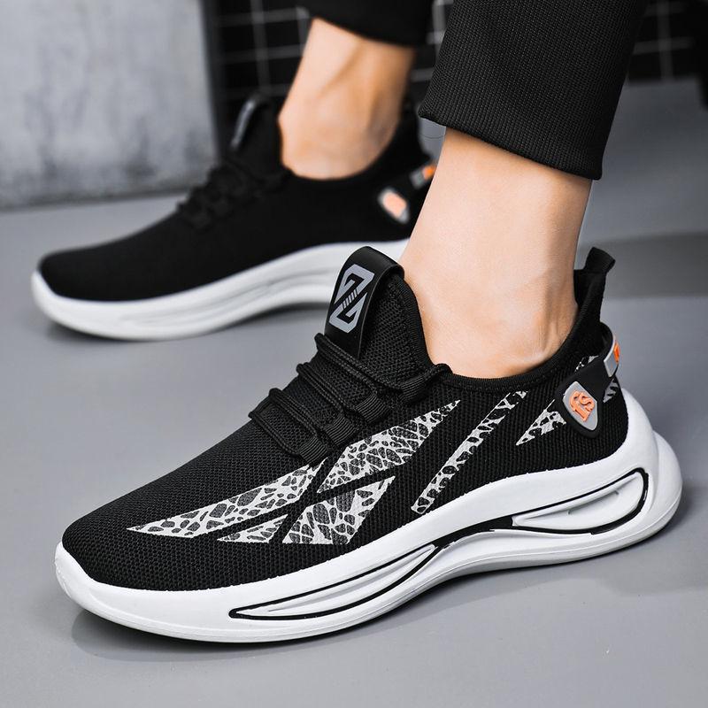 Korean Clearance Men's Shoes Trend Wild Casual Sports Running Shoes Lightweight Wear-resistant Fashion Youth Travel Shoes