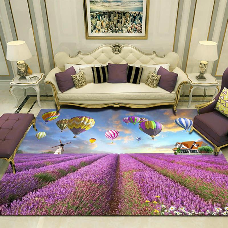 3D Carpet Living Room Sofa Coffee Table Blanket Large Area Home Bedroom Bedside Blanket Tatami Mat Floor Mat Door Mat