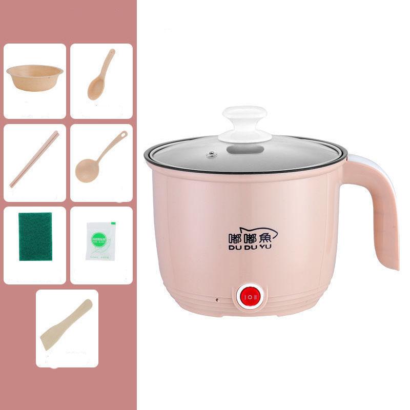 Electric Cooker Dormitory Small Electric Cooker Rice Cooker Small 2 People Cooking Rice Noodle Pot Mini Instant Noodle Pot Bedroom Pot