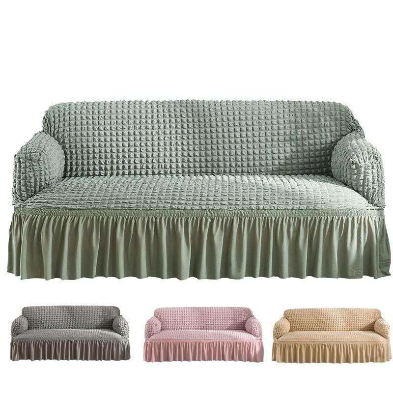 Modern High Quality Euro Jacquard Stretchable Elastic Sofa Covers for Corner Sofa 1/2/3/4 Sectional Sofa Cover for Living Room