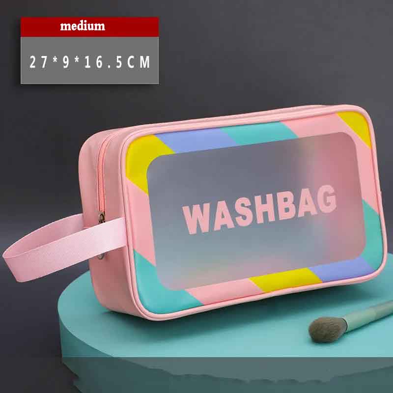 Cosmetic Bag Portable Fitness Waterproof Cosmetic Storage Bag Wash Bath Portable Travel Large Capacity