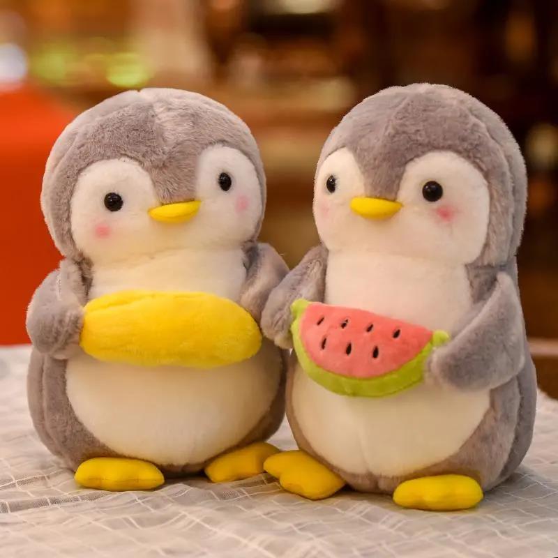 Cute Simulation Fruit Penguin Doll Children Girls Plush Toys Small Dolls Pillow Doll Birthday Gifts