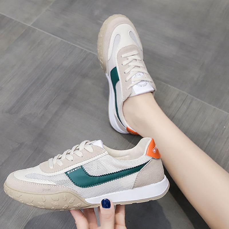 Spring and Summer Forrest Shoes Women's Casual Fashion Net Shoes Breathable Mesh All-match Student Sports Shoes