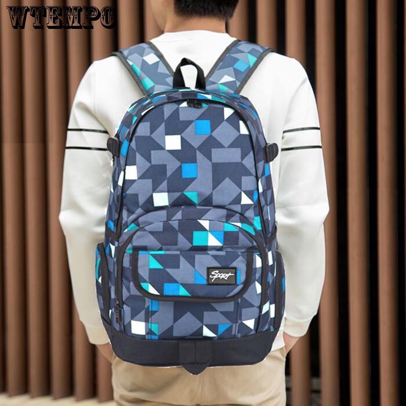 Backpack Unisex Portable Shopping Shoulder Bag Ultralight Travel Backpack