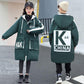 Boys' Mid-length Winter Coats Fashion Children's Thick Winter Coats Big Children's Coats