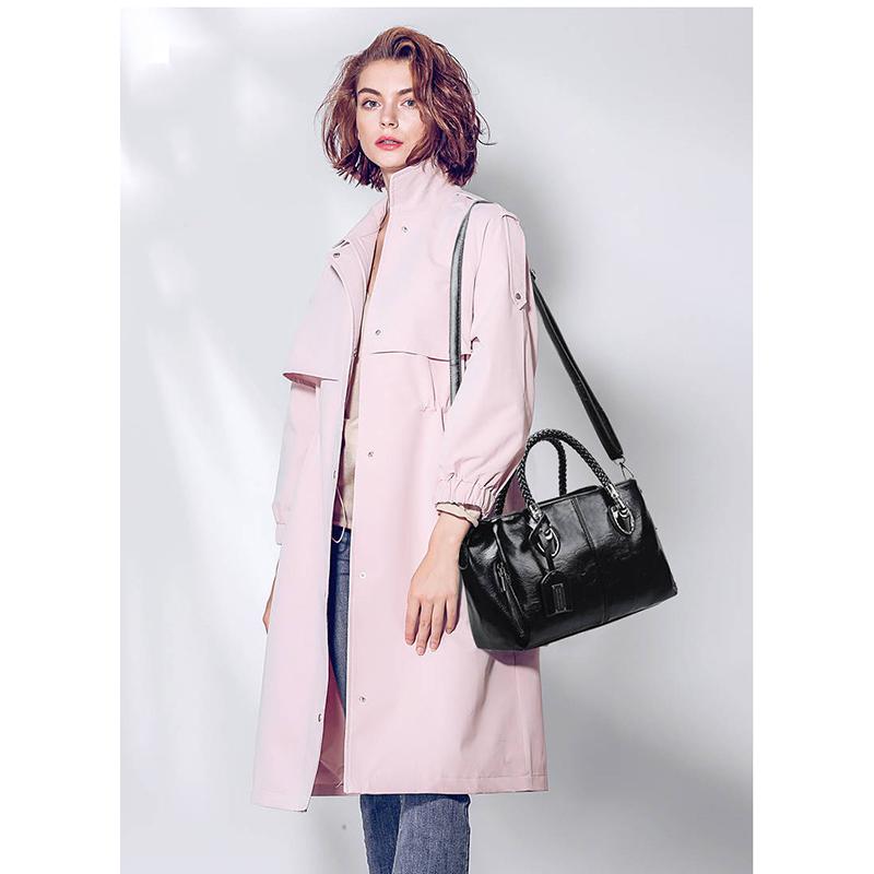 Shoulder Handbag Trendy wild Woman bag Patent leather bag Big capacity European and American style