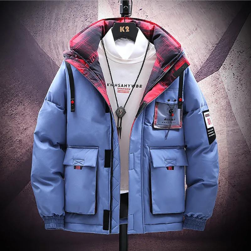 Men's Cotton Winter Warmth and Thick Winter Jacket Men's Casual Winter Jackets Down Padded Jacket