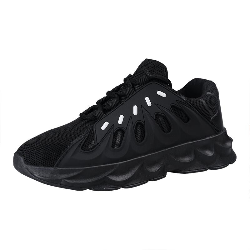 Plus Size 36-45 Fashion Summer Men Mesh Sneakers Low-top Wear-resistant Running Basketball Shoes Non-slip Shockproof Blade Shoes