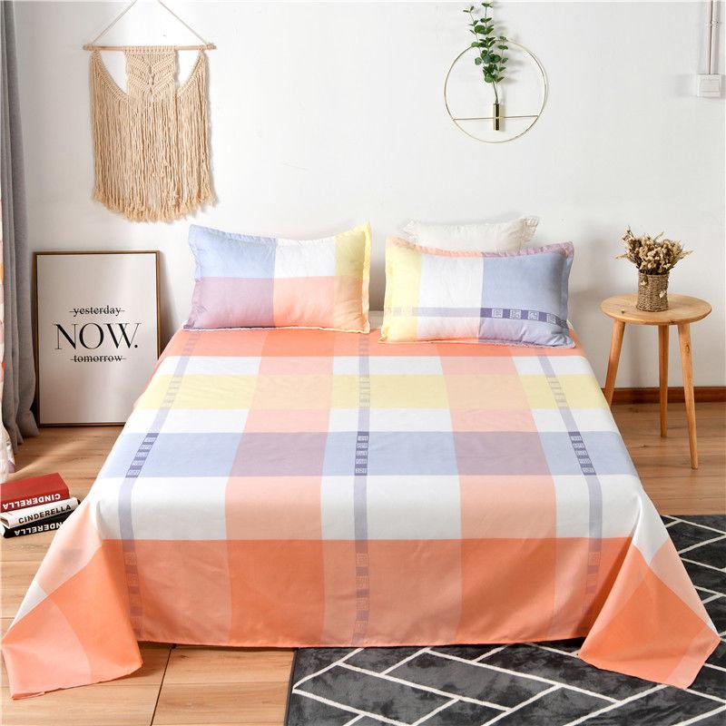 Noble Atmosphere Printing Three-piece Cover Sheet Pillowcase Bedding Large Size Bedding Set Cotton Fabric Can Be Machine Washed