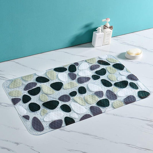 Large Size 50*80cm Bathroom Non-slip Mat Bathroom Shower Bath Bathroom Bathtub Floor Mat Cartoon with Suction Cup Toilet Floor Mat