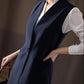 Long Vest Women Elegant Suit Vest Sleeveless Jackets Outerwear Office Lady Slim Waistcoat Vest Women's Casual Blazer