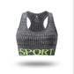 Women's Fashion Fitness Solid Color Sleeveless Halter Cross Bandage Sportswear Vest