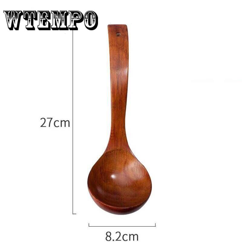 Wooden Soup Spoon Original Cooking Tools Mixing Spoon