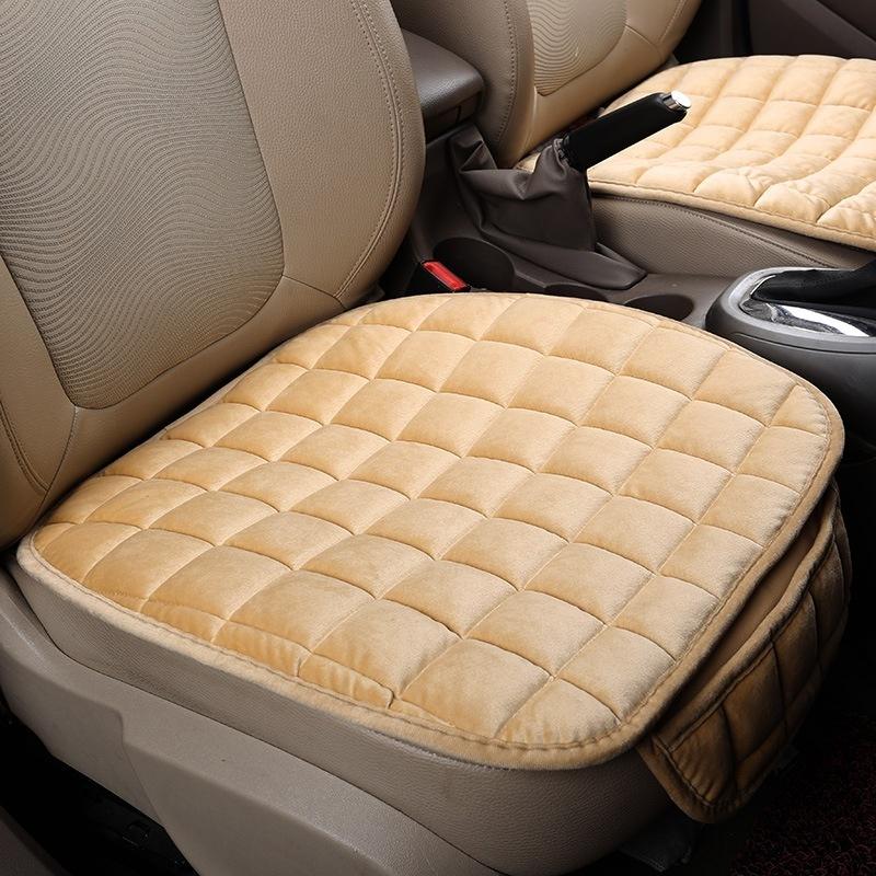 Car Seat Covers Full Set Warm Plush for Winter Auto Chairs Cover Pad Ass Protection Cushion Car Interior Accessories