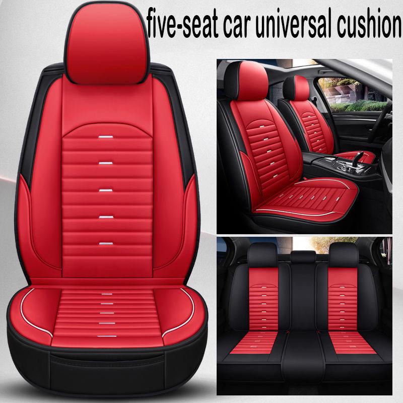 Universal car seat cover Waterproof Car Seat Cover Universal Leather 9 set Auto Seat Cushion 5 seats