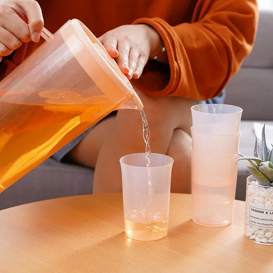 Cold Water Plastic High Temperature Resistant Large Capacity Thickened Drop Resistant Pot Juice Flower Teapot Household Water Bottle