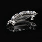 Retro Rhinestone Spring Clip Hairpin Ponytail Clip Headdress Horizontal Clip Hair Accessories Girl Hairpin