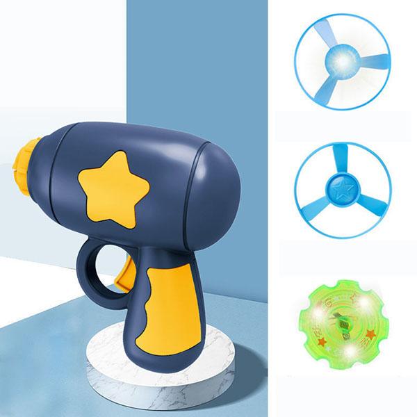 Flying Glowing Children's Toys Outdoor Casual Frisbee Boys and Girls Puzzle Parent-Child Interactive Game Toy Pistol