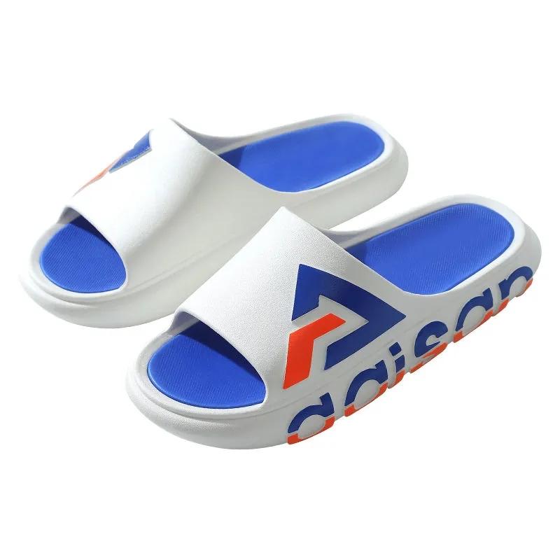 Men's and Women's Same Style Slippers Summer Indoor Bath Slippers Couples Outdoor Wear Thick Bottom Non-slip Slippers Beach Sports Slippers Flip Flops