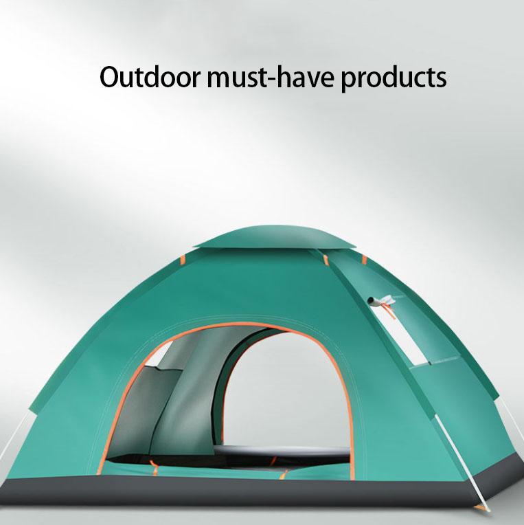 Tent Outdoor Automatic 3-4 People Household Sunscreen and Insect-proof Indoor Small House Adult Children's Tent