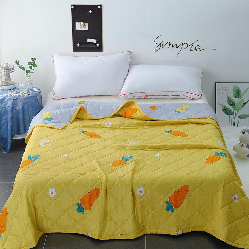 Double Air-conditioning Quilt Washed Cotton Quilt Student Single Summer Dormitory Spring and Autumn Quilt