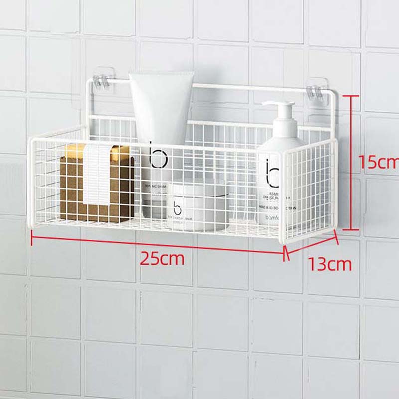 Metal Storage Housing Bathroom Kitchen Shampoo Spices Storage Frame Living Room Bedroom Storage Rack